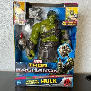 Marvel Thor Ragnarok Interactive Gladiator Hulk 14" Avengers Speech Sound FX New